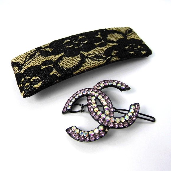 2pc Bundle Vintage Hair Clips - Picture 3 of 3